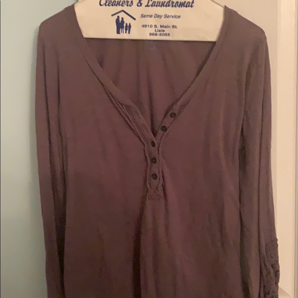 grey long sleeve